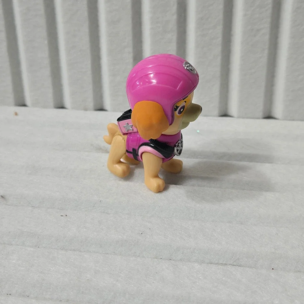 Paw Patrol Rubble and Skye Action Figure Set Yellow Construction Pink Pilot Toy‎